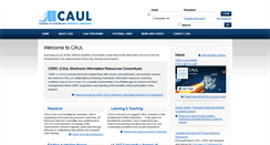 Desktop Screenshot of cairss.caul.edu.au