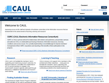 Tablet Screenshot of cairss.caul.edu.au