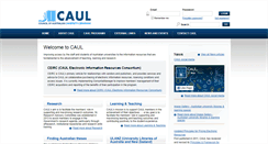 Desktop Screenshot of caul.edu.au